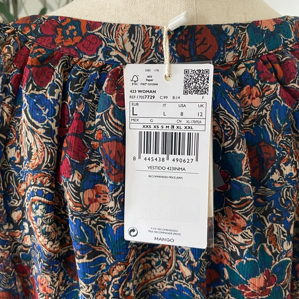 Mango Floral Print Inma Dress - Picture 7 of 7